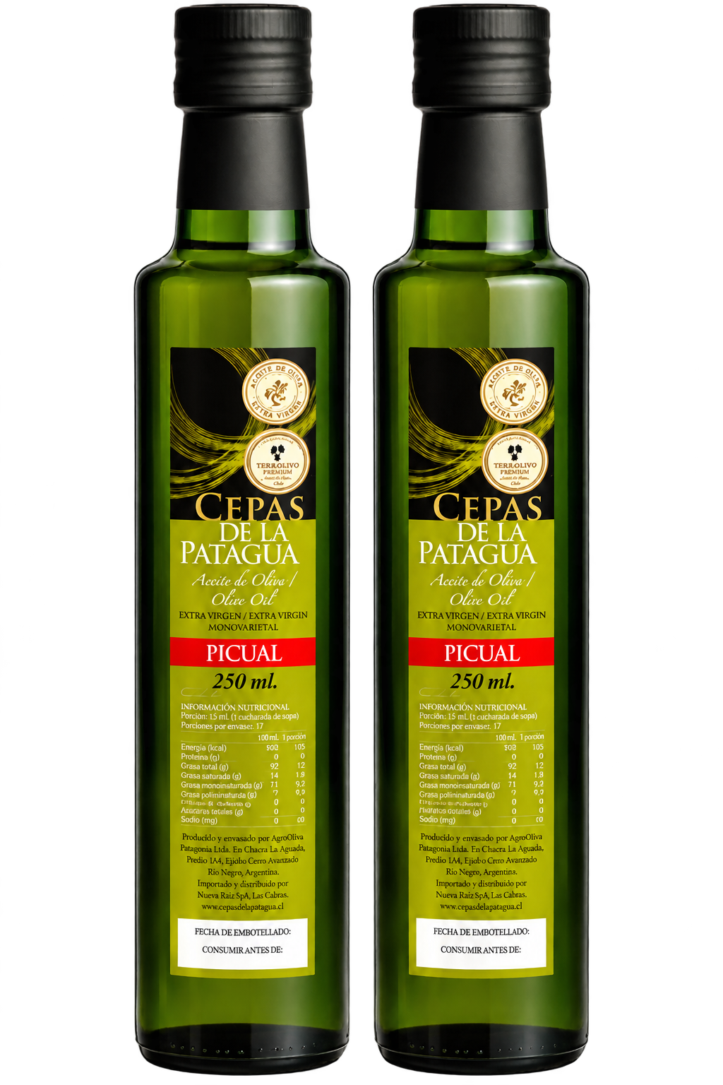 Pack degustación Picual 250ml