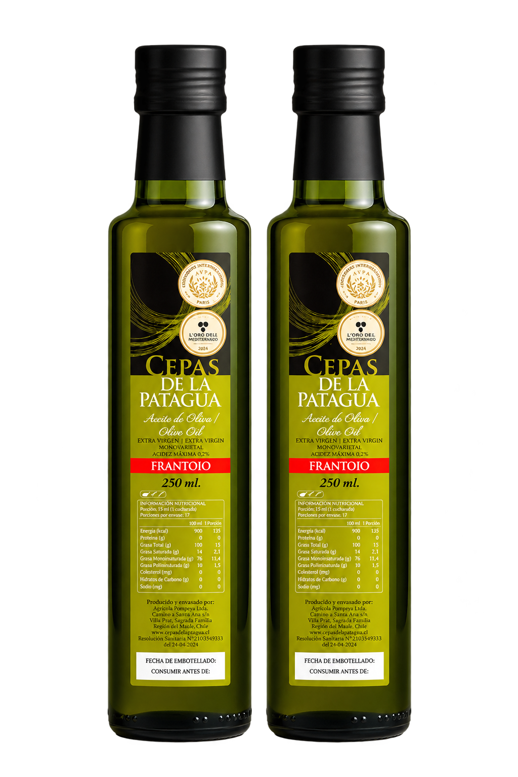 Pack degustación Frantoio 250ml