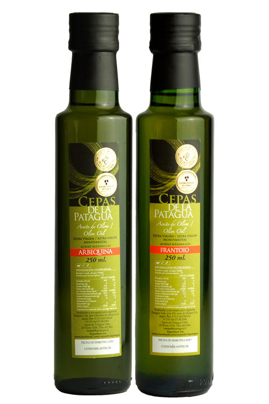 Pack Degustación Arbequina - Frantoio 250 Ml.